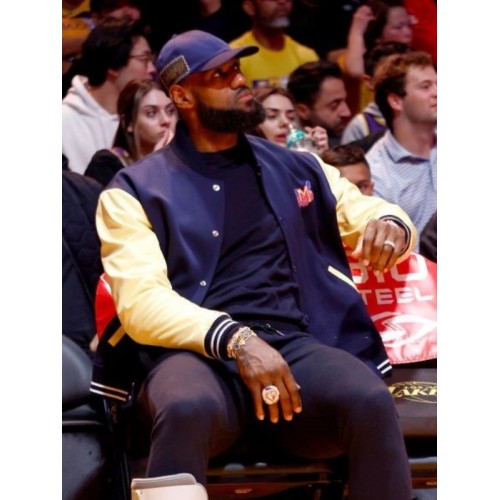 NBA LeBron James Varsity Jacket